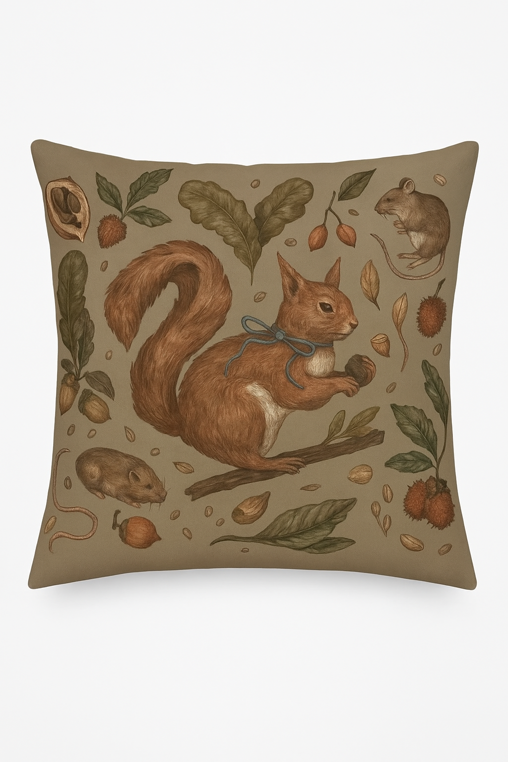 housse de coussin décorative motif animaux colorés pour intérieur