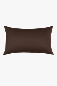 housse de coussin en coton rayé avec fermeture éclair