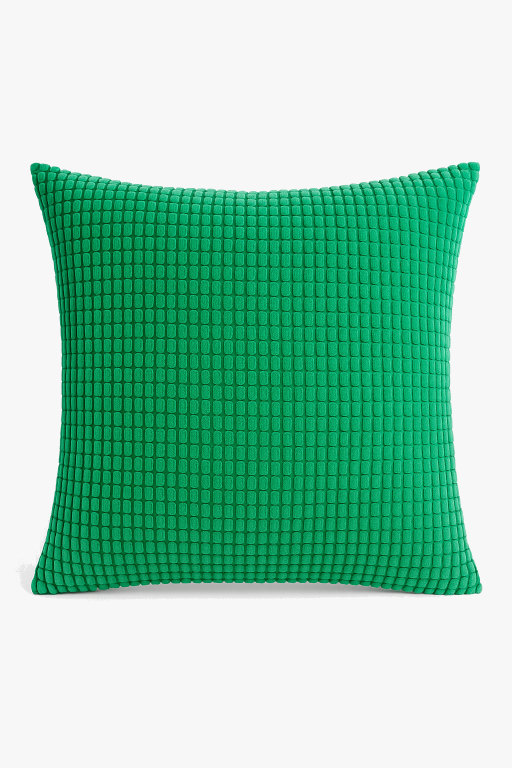 housse de coussin en velours côtelé grain de maïs unie 40 à 70 cm