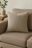 housse de coussin en velours côtelé uni 40 à 70 cm