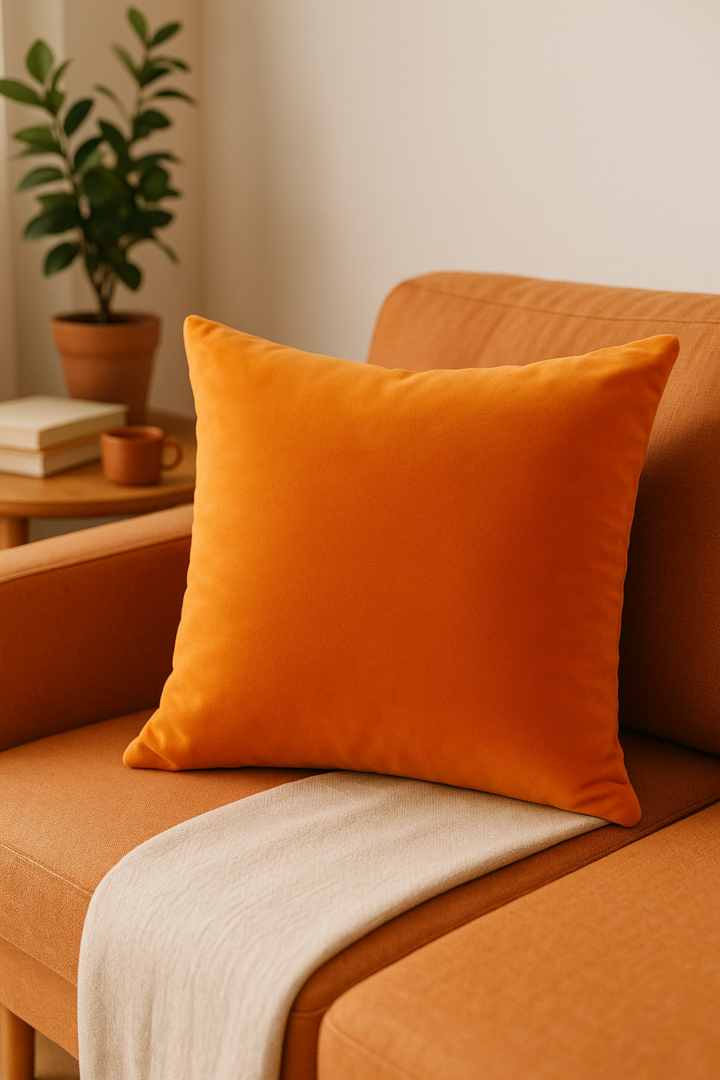 housse de coussin en velours polyester ultra doux personnalisable