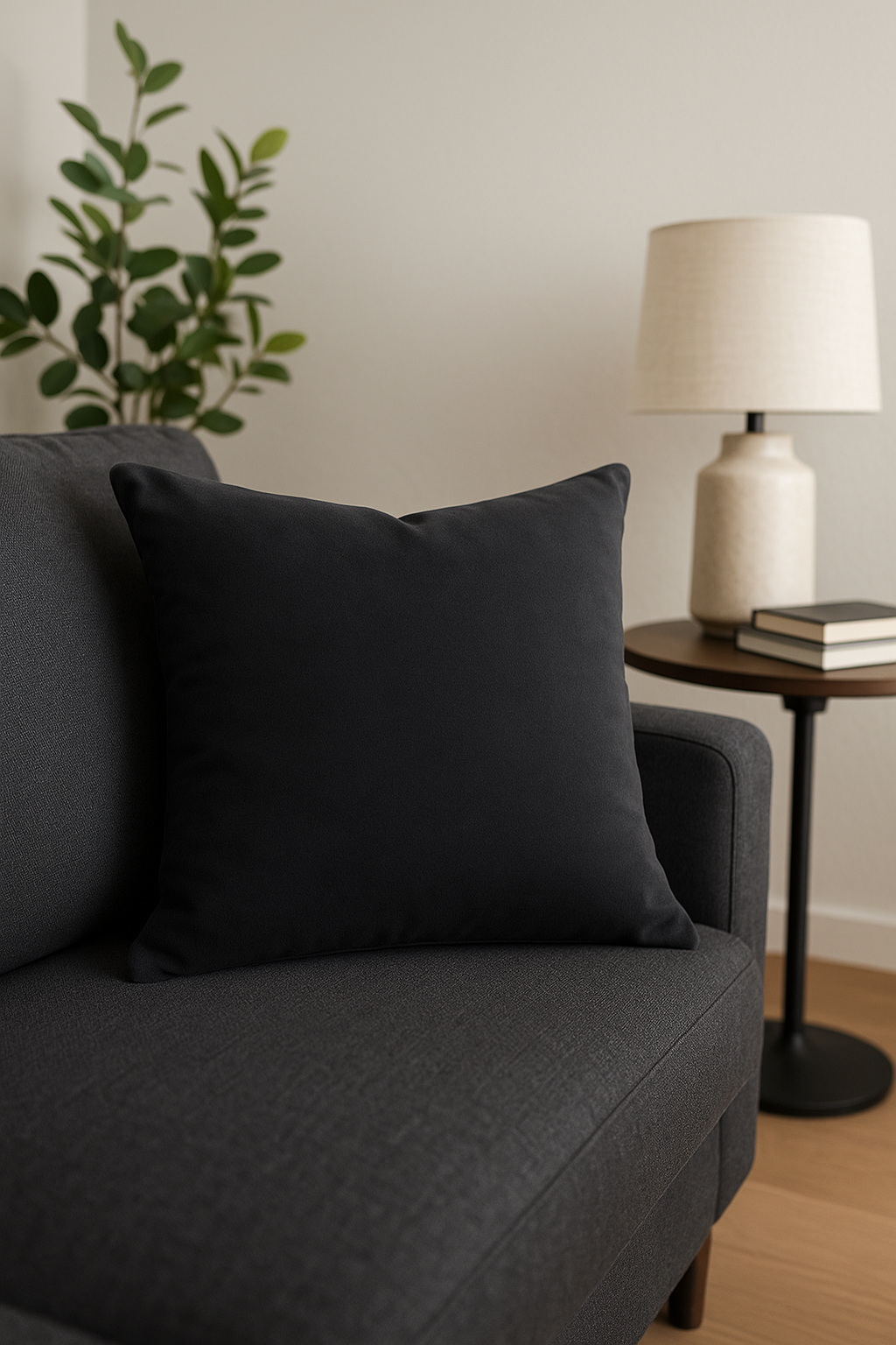 housse de coussin en velours polyester ultra doux personnalisable - vue 3 sur 2