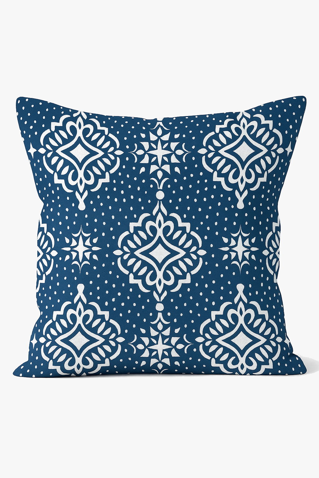 housse de coussin géométrique bleu marine style nordique élégant