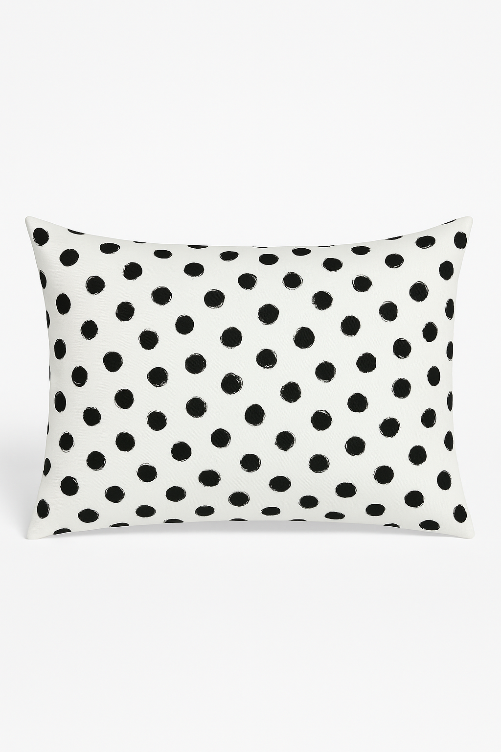 housse de coussin géométrique noir et blanc 30 x 50 cm