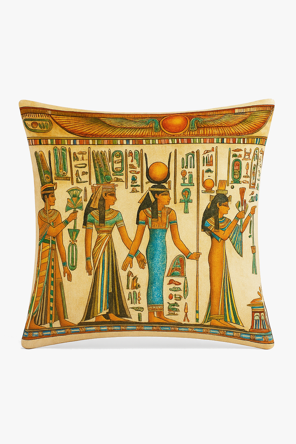 housse de coussin égyptienne décorative pour canapé et salon