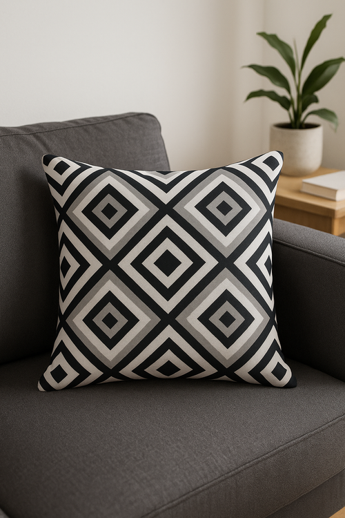 housse de coussin imperméable imprimée pour extérieur jardin terrasse