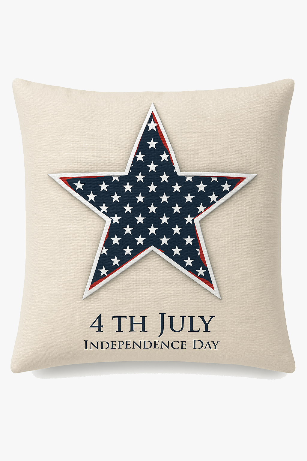 housse de coussin imprimée love usa pour la fête nationale