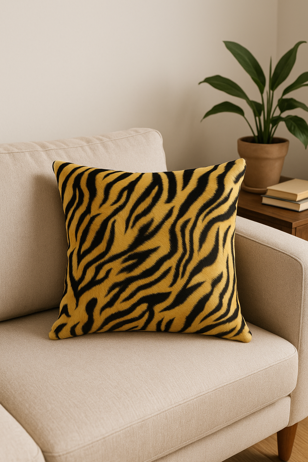 housse de coussin léopard en peluche courte 45x45 ou 60x60 cm