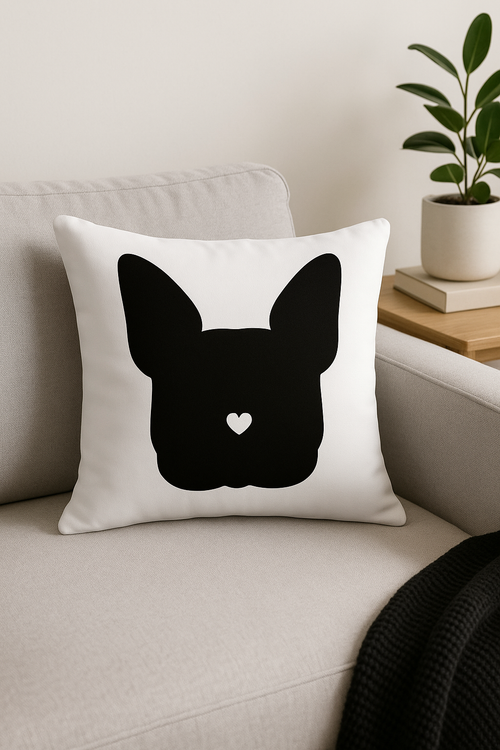 housse de coussin moderne noir et blanc géométrique décorative