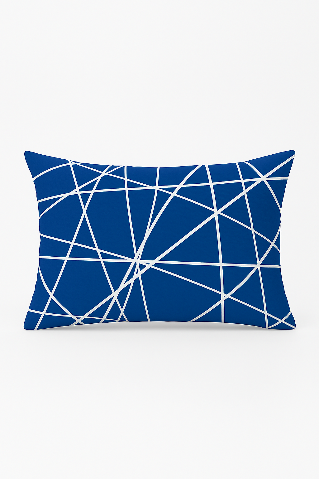 housse de coussin rectangulaire bleu motif animaux marins 30x50 cm