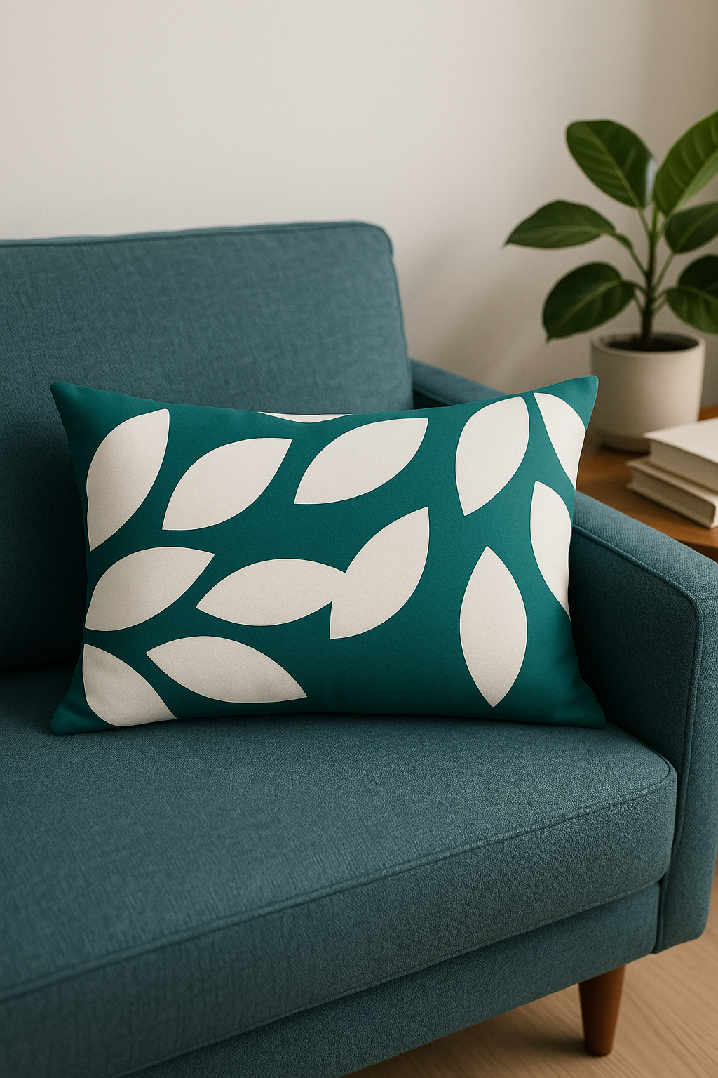 housse de coussin rectangulaire géométrique colorée 30 x 50 cm - vue 3 sur 2