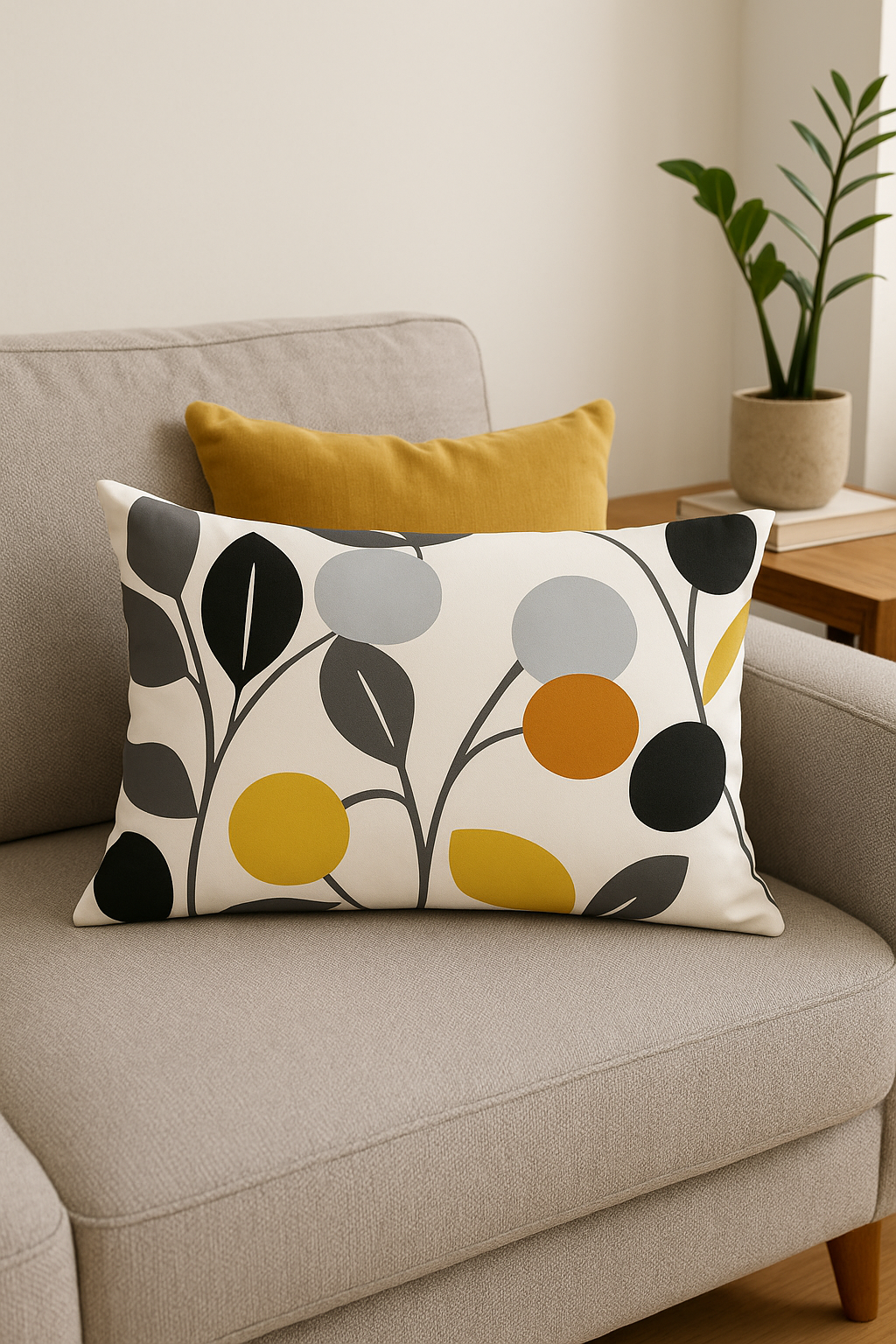 housse de coussin rectangulaire géométrique colorée 30 x 50 cm