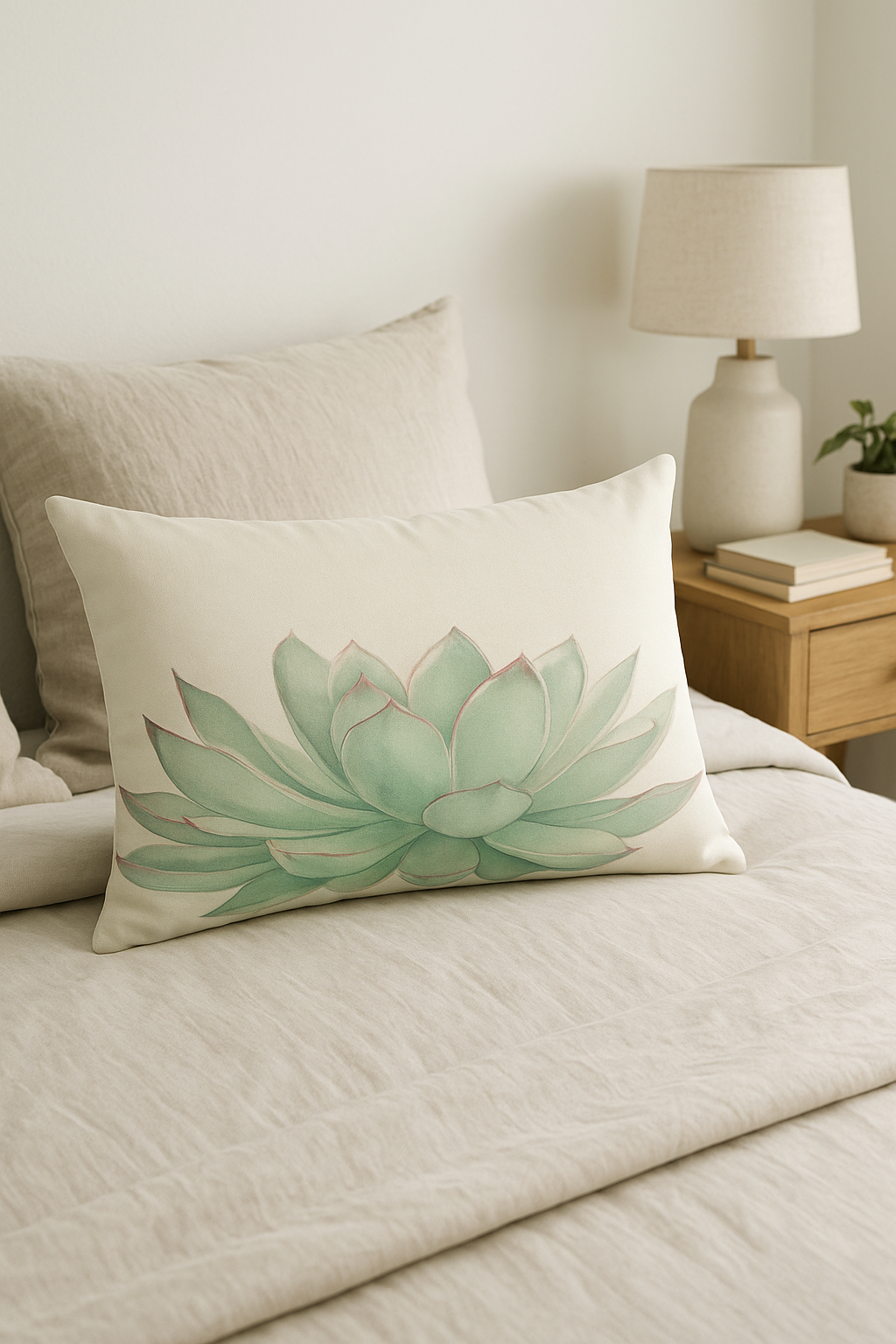 housse de coussin rectangulaire imprimée fleurs tropicales 30x50 cm