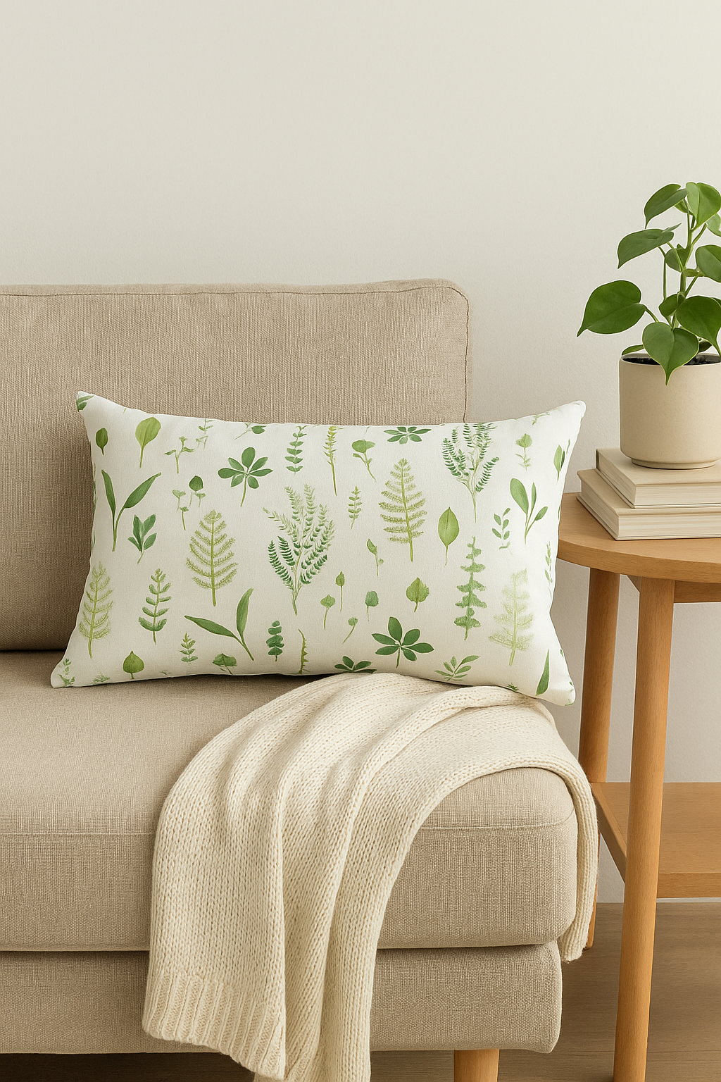 housse de coussin rectangulaire motif fleurs tropicales 30 x 50 cm