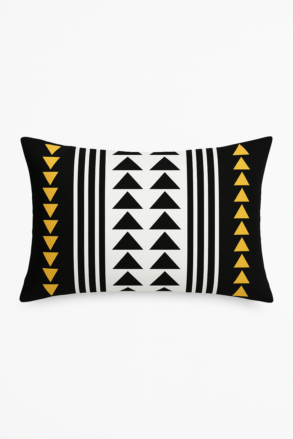 housse de coussin rectangulaire motif géométrique nordique coloré 30x50 cm
