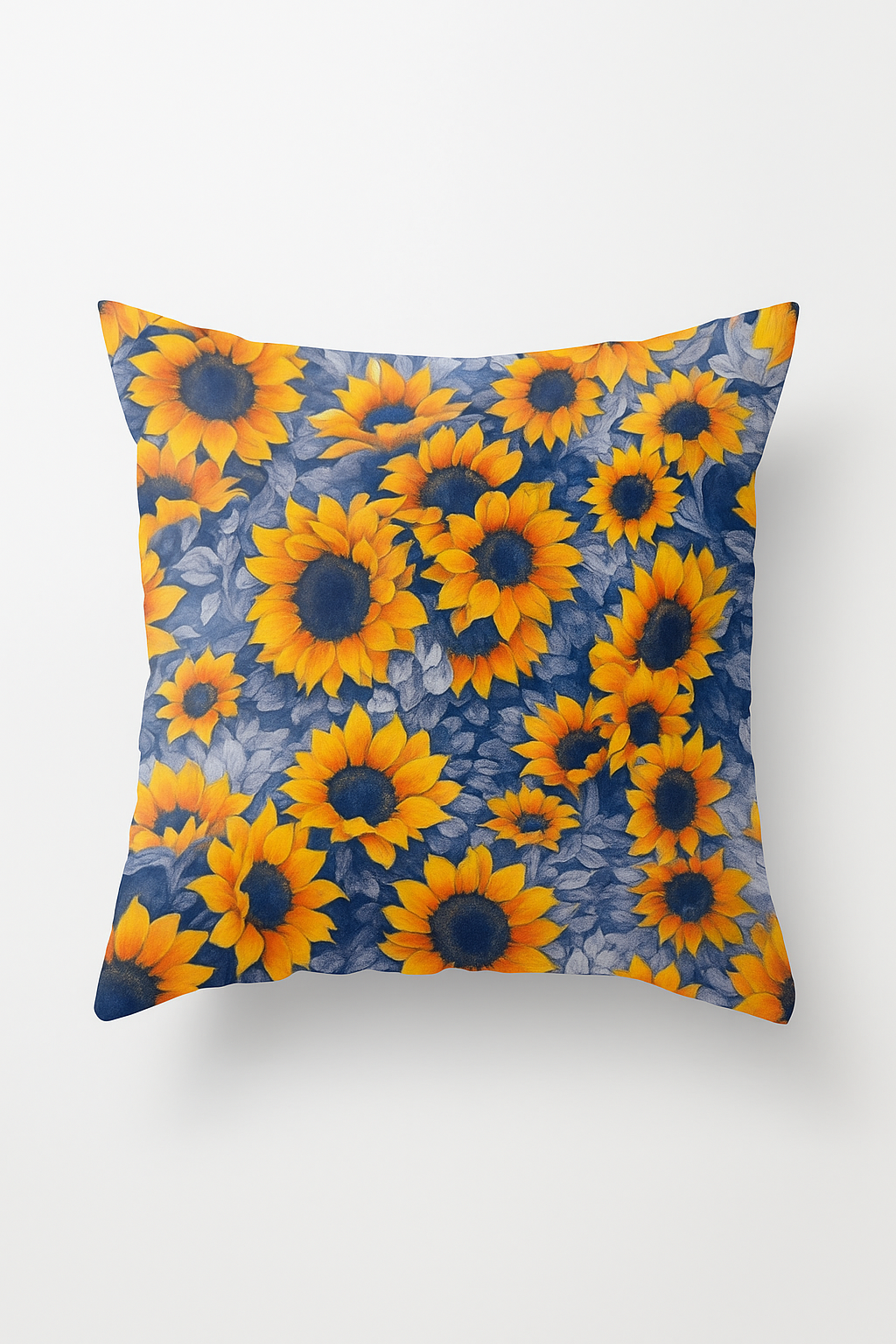 housse de coussin tournesol décoratif pour l'été