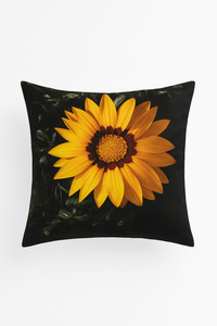 housse de coussin tournesol décoratif pour l'été