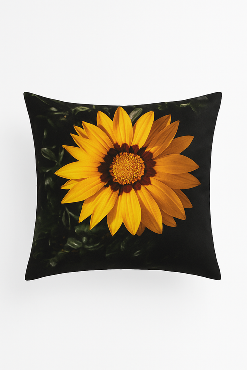 housse de coussin tournesol décoratif pour l'été