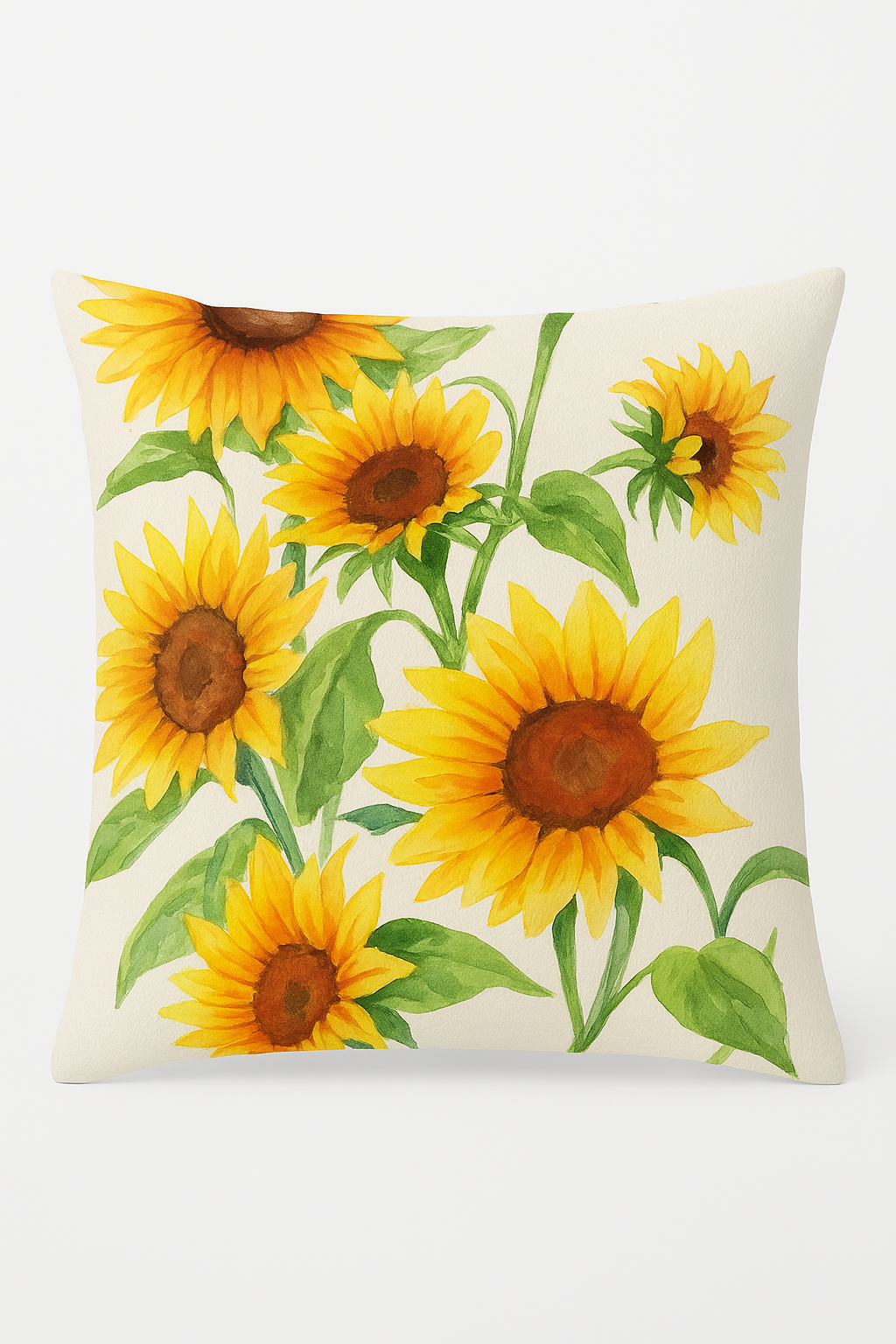 housse de coussin tournesol pour un été coloré