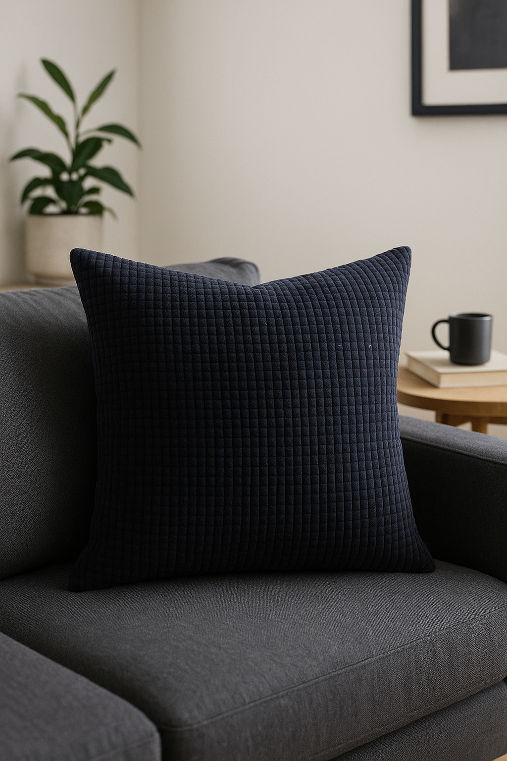 housse de coussin velours côtelé décoratif 40 à 70 cm - vue 3 sur 2