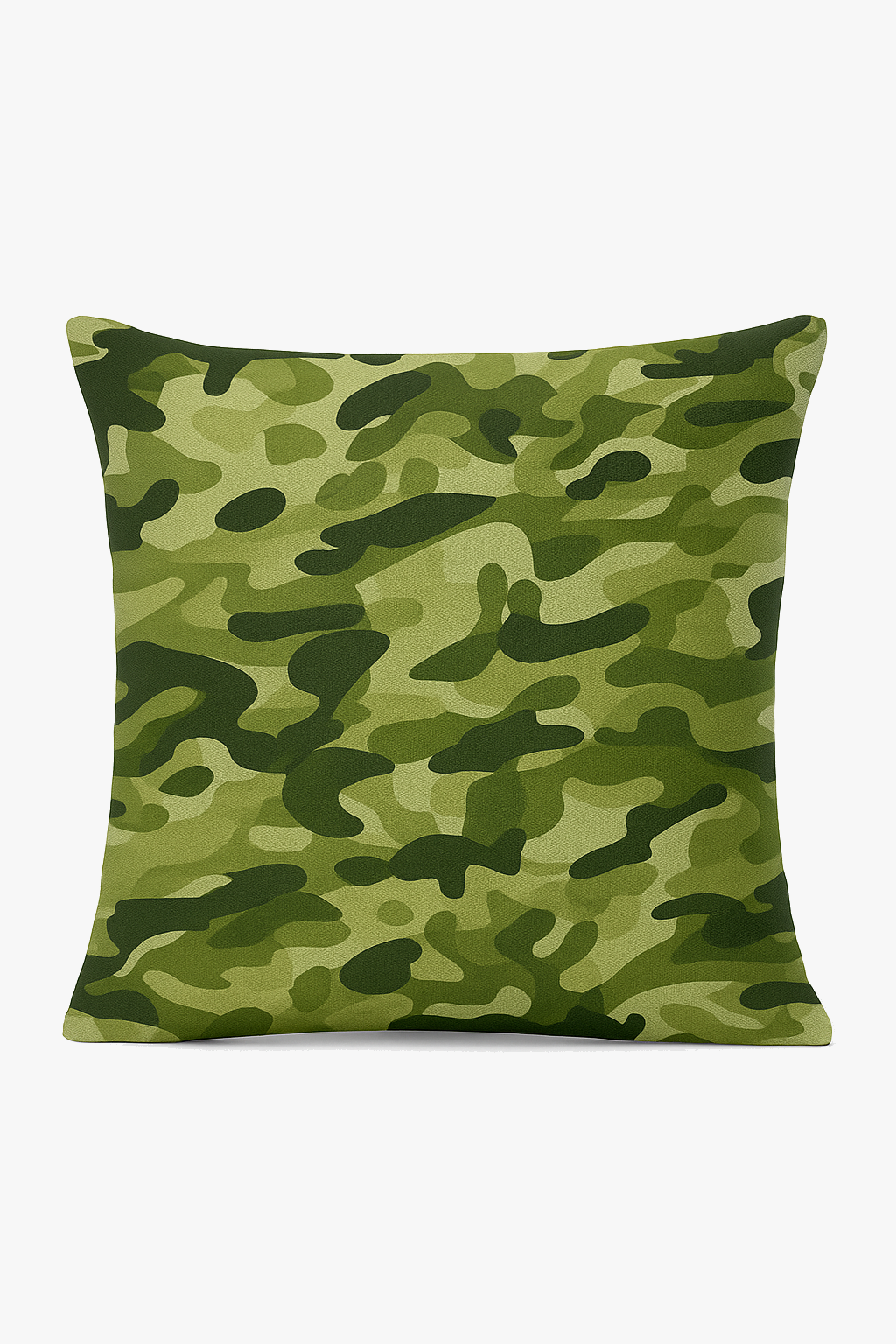 housses de coussin camouflage militaire motifs géométriques décoratifs