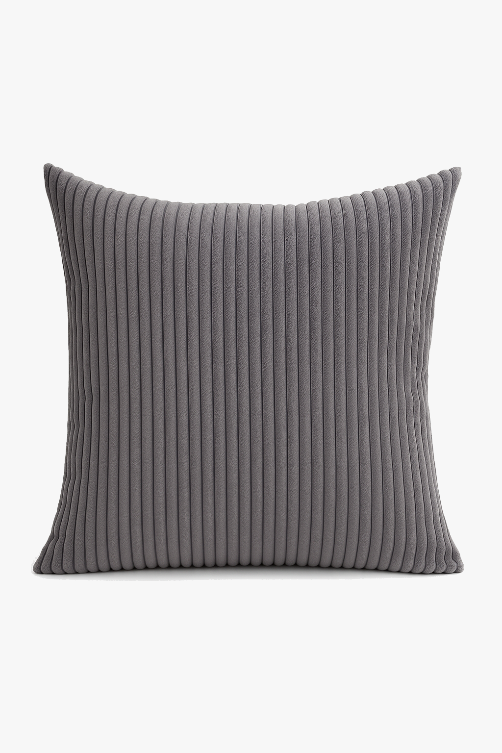 housses de coussin en velours côtelé rayées unies 30x50cm 50x70cm