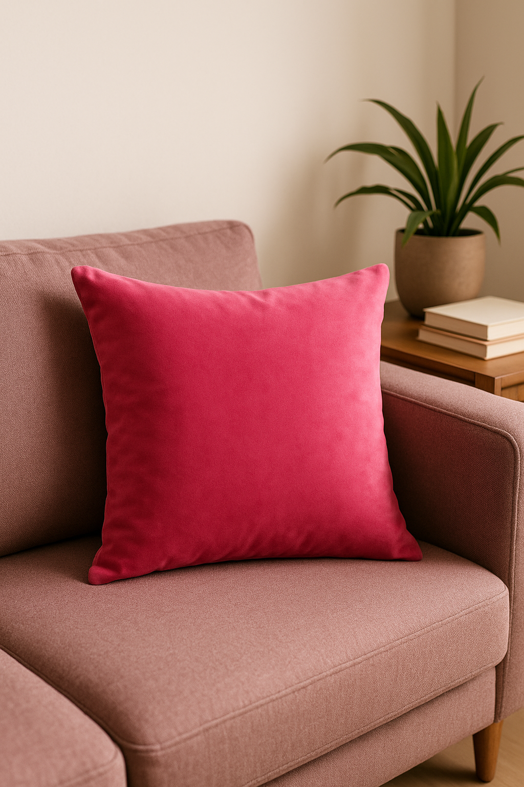 housses de coussin en velours unies pour décoration intérieure - vue 3 sur 2