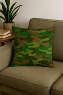 housses de coussin géométriques motif camouflage militaire décoratives