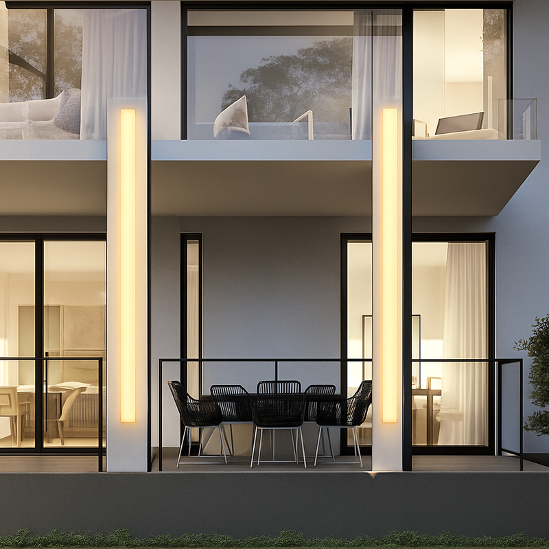 IP65 extérieur LED étanche bande applique moderne cour villa mur lampe de lavage blanc éclairage extérieur