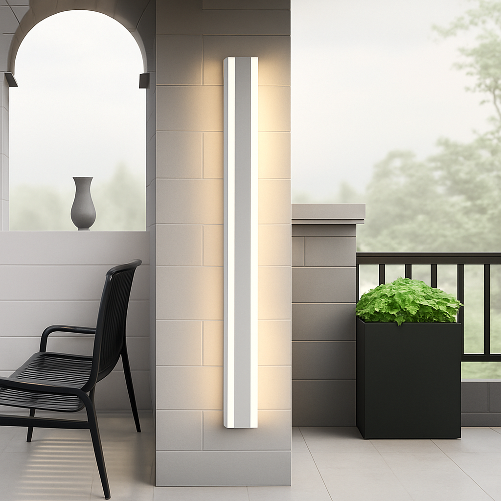 IP65 extérieur LED étanche bande applique moderne cour villa mur lampe de lavage blanc éclairage extérieur - vue 4 sur 6