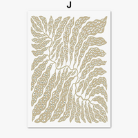 jupe fille ginkgo biloba art mural nordique décoration moderne