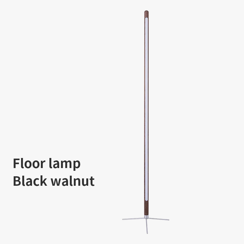 Lampadaire bois led design moderne