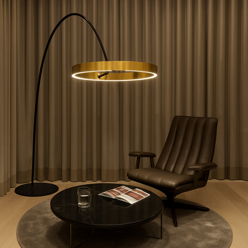 lampadaire design créatif pour intérieur moderne élégant