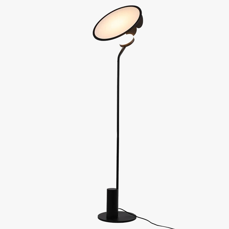 Lampadaire design noir en métal