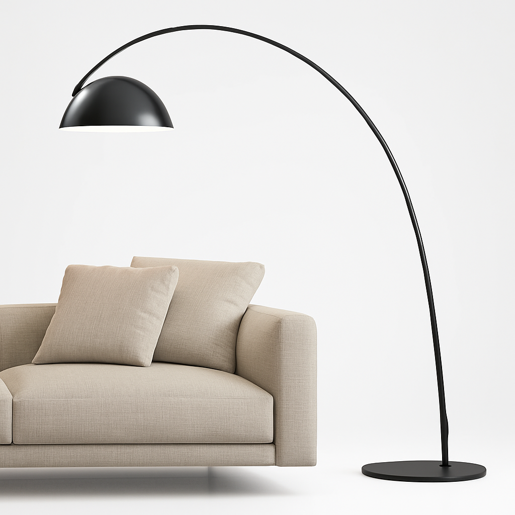 lampadaire led design nordique minimaliste canne à pêche