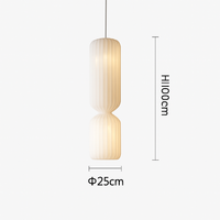 lampadaire plissé nordique en tissu pour décoration intérieure