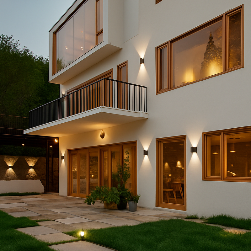 Lampe de applique murale LED extérieure étanche IP65 applique murale intérieure 4W6W 8W 10W lumières de jardin en aluminium chambre salon escaliers éclairage