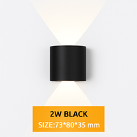 Lampe de applique murale LED extérieure étanche IP65 applique murale intérieure 4W6W 8W 10W lumières de jardin en aluminium chambre salon escaliers éclairage