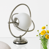 lampe de bureau design italienne en verre rotative