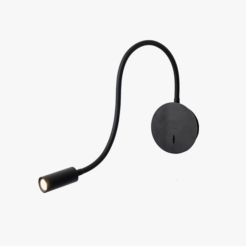 lampe de bureau flexible gys avec interrupteur et liseuse led