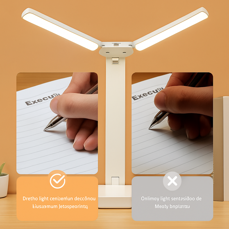 Lampe de bureau LED 3 niveaux réglable tactile veilleuse USB Rechargeable Protection des yeux lampe de Table pliable pour chambre chevet lecture