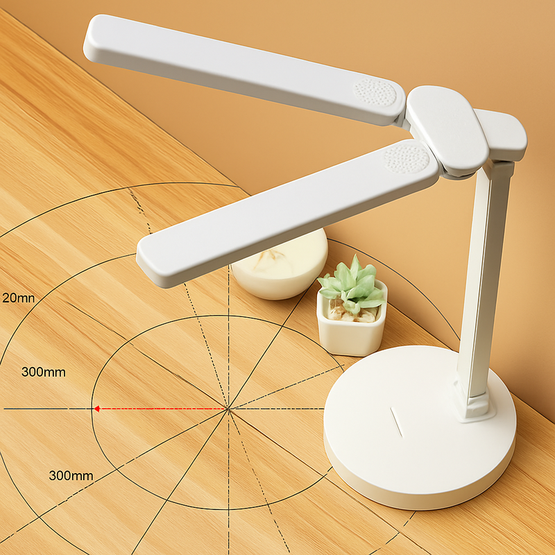 Lampe de bureau LED 3 niveaux réglable tactile veilleuse USB Rechargeable Protection des yeux lampe de Table pliable pour chambre chevet lecture