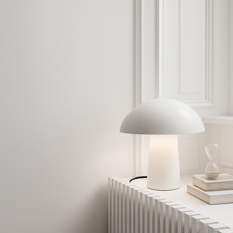 lampe de chevet nordique créative style moderne champignon LED