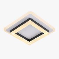 Plafonnier carré led moderne simple nordique pour intérieur