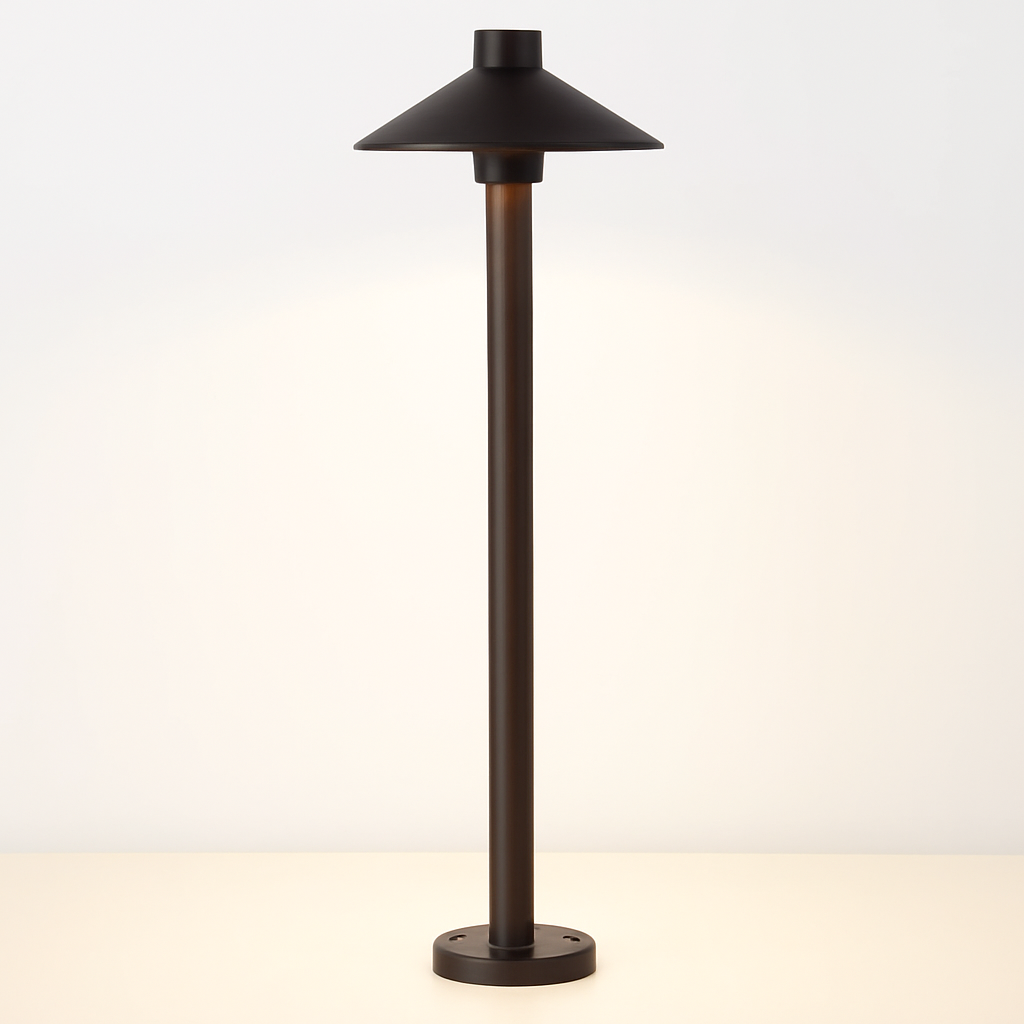 lampe led extérieure moderne en aluminium pour jardin et parc - vue 5 sur 8