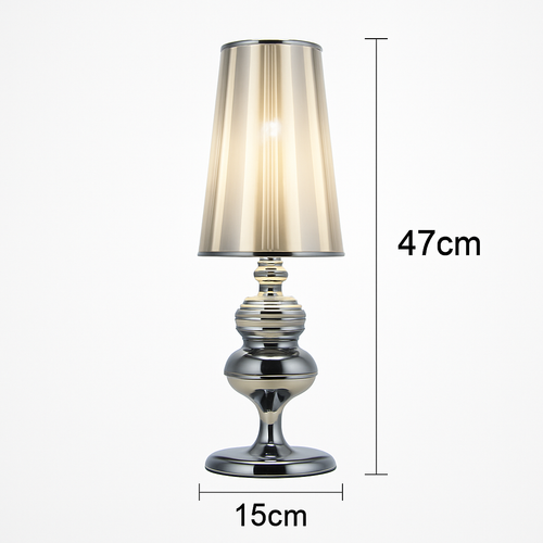 Lampe à poser design chromée moderne Living