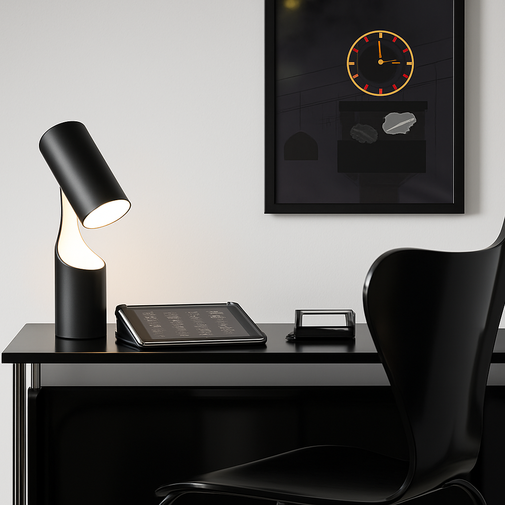 Lampe à poser design tube à LED - vue 4 sur 7