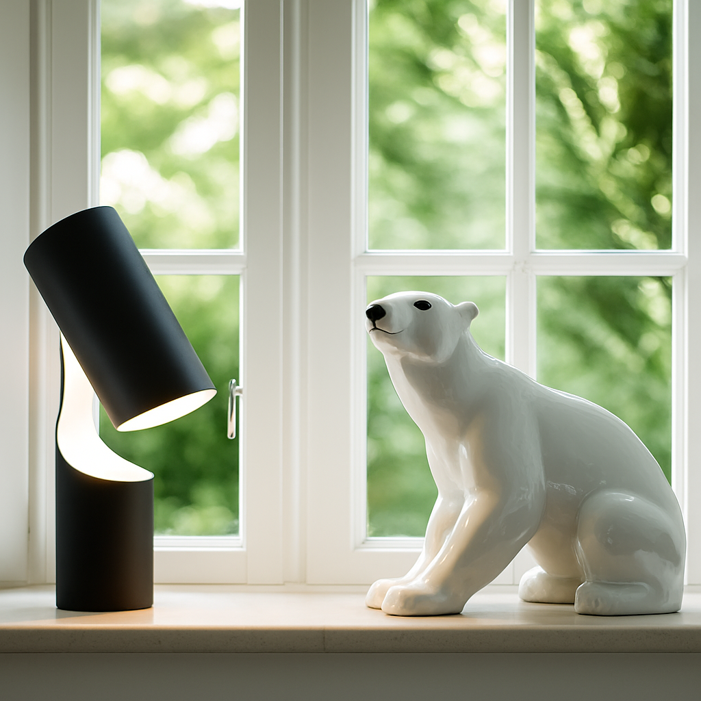 Lampe à poser design tube à LED - vue 5 sur 7