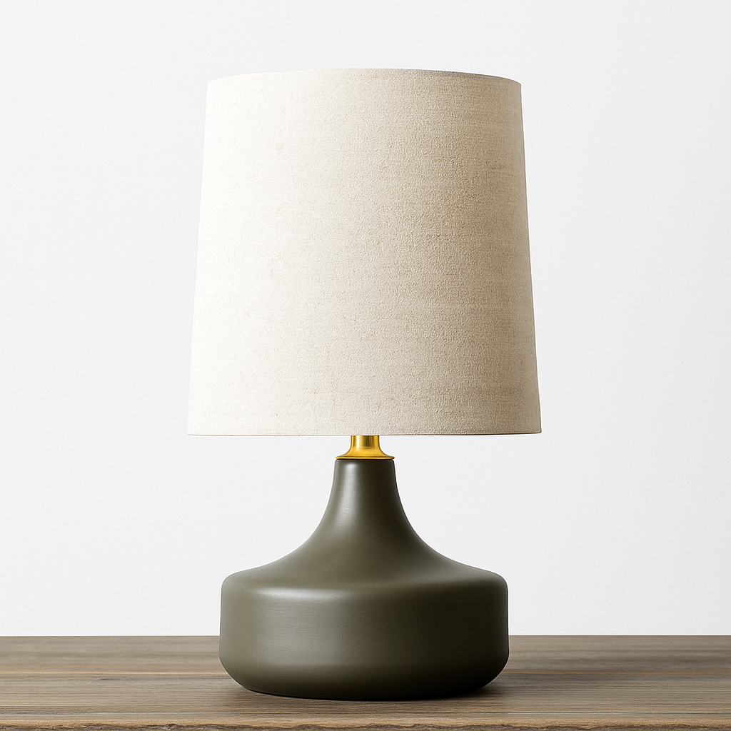 Lampe à poser en céramique design avec abat-jour en tissu Mariage - vue 8 sur 8