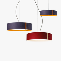 lampe suspendue moderne en tissu feutré pour styliste créatif